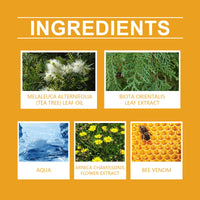 Bee Venom Wart Care Cream, Gently Cleanses Skin With Label, Moisturizes And Smoothes Skin