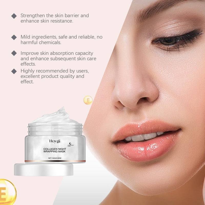 Hoygi Collagen Peel Mask Gentle Moisturizing, Hydrating, Brightening And Moisturizing Skin Peel Mask
