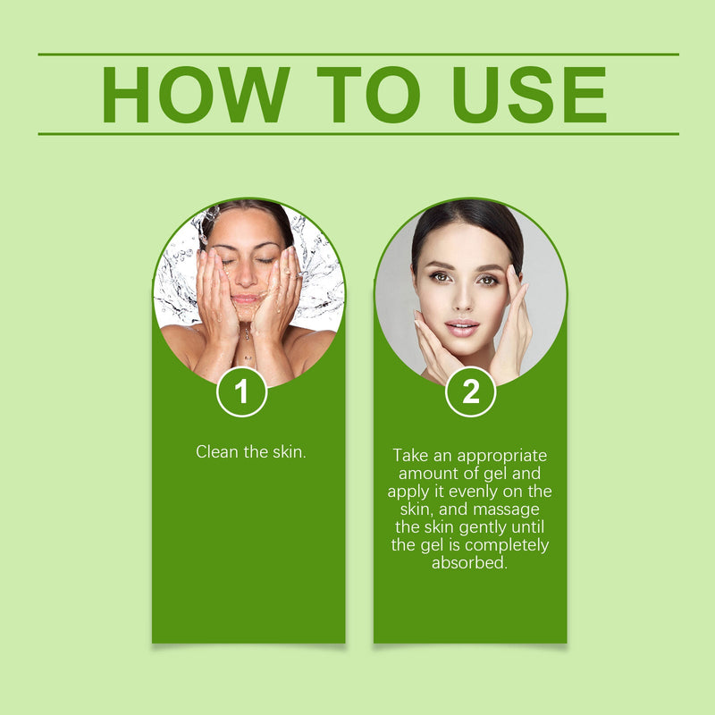 OceAura Aloe Vera Cucumber Gel - Cooling & Refreshing Moisturizing Body Gel
