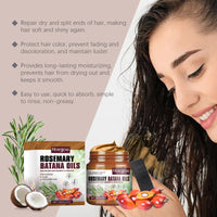 Hoegoa Batana Rosemary Conditioner Nourishes, Softens And Restores Dry Hair, Split Ends And Shines