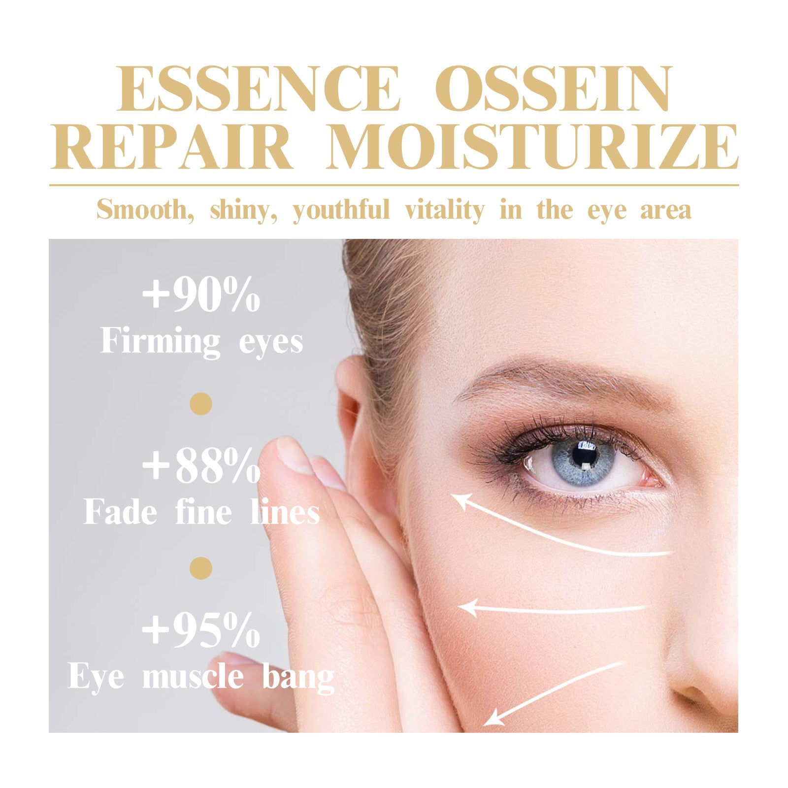 Collagen Eye Cream, Moisturizing, Moisturizing And Firming Facial Skin, Cleaning, Anti-Wrinkle, Anti-Aging Eyes