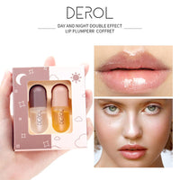 DEROL Ginger Mint Lip Plumping Liquid Plump and Increase Moisturizing and Moisturizing Lip Set Box Lip Plumping Lip Enhancer