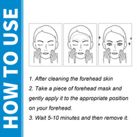 Moisturizing Forehead Patch, Fade Forehead Wrinkles And Fine Lines Anti-Aging Moisturizing Skin Patch