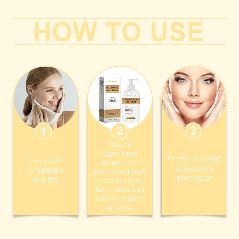 Niacinamide Essence, Hydrating, Moisturizing, Brightening, Nourishing Facial Skin And Moisturizing Skin Care Essence