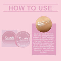 Roxelis Rose Perfumed Solid Balm Elegant Refreshing Silky Light Perfumed Portable Pocket Solid Balm