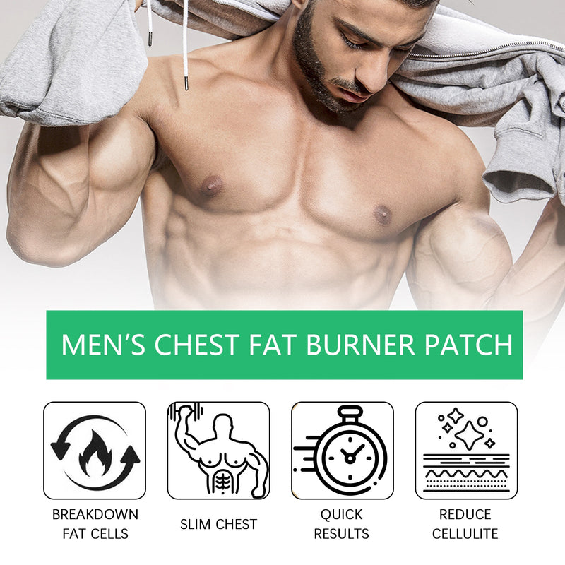 South Moon Men's Chest Fat Burner Patch, Chest Firming And Anti-sagging Chest Massage And Care Patch