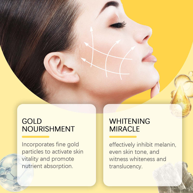 Gold Sleeping Mask, Moisturizing, Moisturizing, Moisturizing, Smoothing And Firming Skin Hydrating Mask