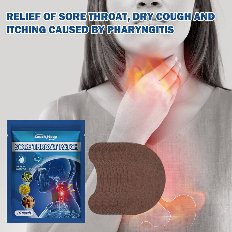 South Moon Throat Care Patch Gently Relieves Throat Discomfort Daily Use Of The Patch