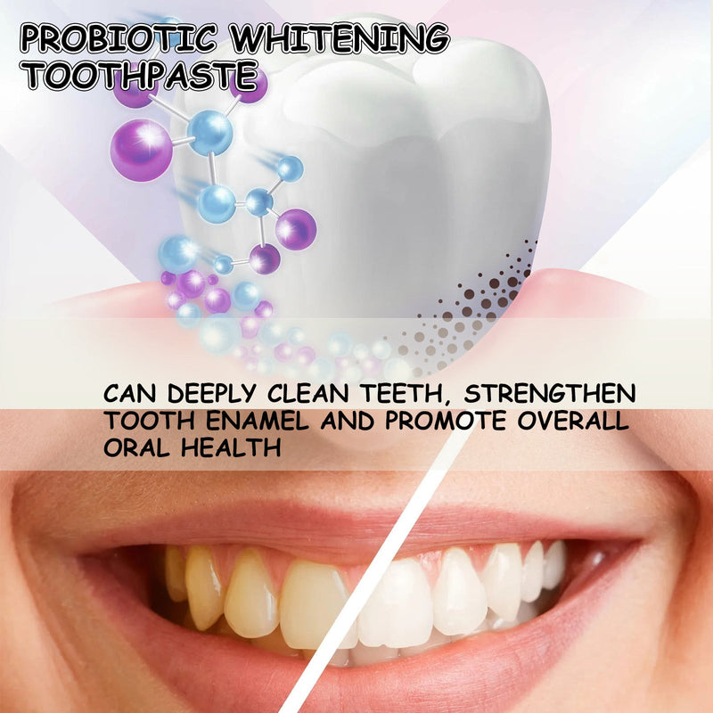 Probiotic Whitening Toothpaste, Cleaning Stains Whitening Teeth Care Gums Oral Care Toothpaste