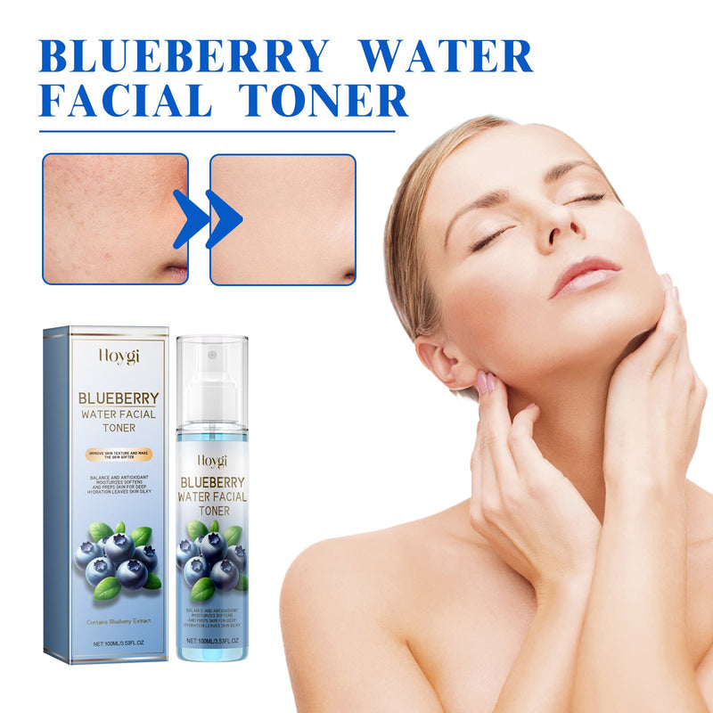 HOYGI Blueberry Facial, Care Facial Skin Deep Cleansing Anti-Wrinkle Skin Care Essence Beauty Brightening Cream