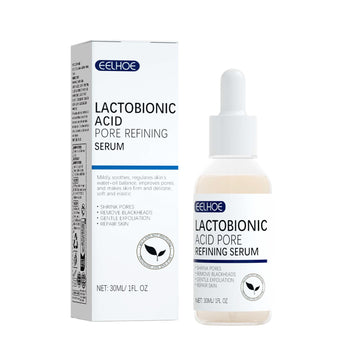 EELHOE Lactosyl Acid Pore Narrowing Essence Skin Elastic Delicate Cleansing Blackhead Skin Care Essence