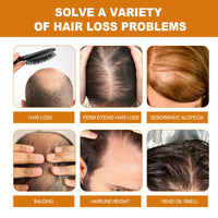 Rice Dense Hair Shampoo Deep Clean Thick Hair Moisturizing Hair Root Solid Hair Care Shampoo