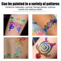 Eelhoe Flash Tattoo Skin Glue Painting Eye Makeup Glitter Glitter Face Body Skin Tattoo Glue