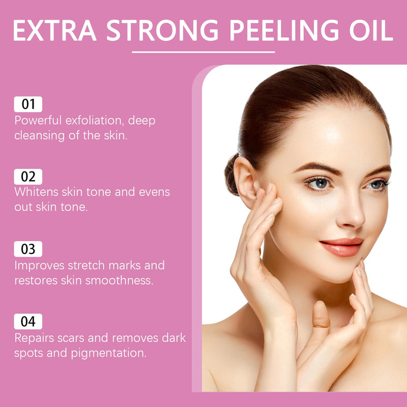OUHOE Exfoliating Yellow Skin Oil Body Skin Moisturizing, Brightening, Firming And Hydrating Massage Beauty Care Oil