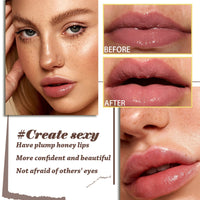 Lip Oil Gloss, Moisturizing And Hydrating Lip Care Lighten Lip Lines Hydrating And Anti-Cracking Essential Oil