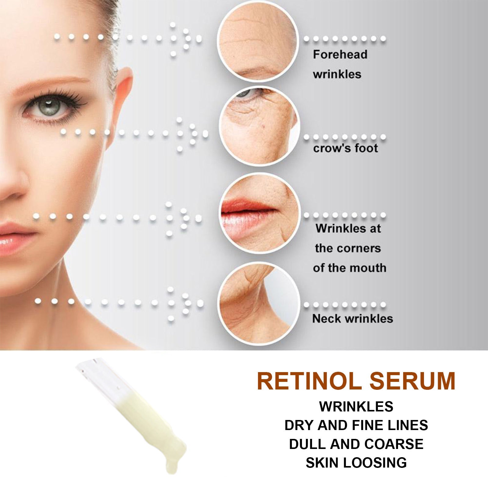 Retinol Face Essence Gently Moisturizes, Replenishes Moisture, Closes Pores And Equalizes Face Essence