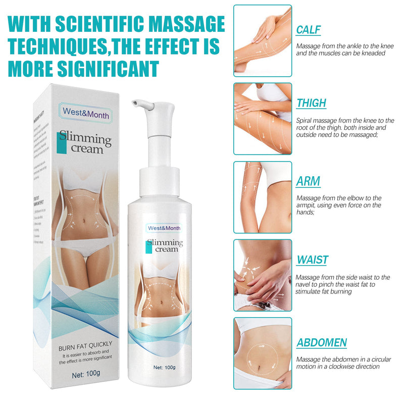 秀身紧致霜 Fat Belly Thigh Muscle Toning And Slimming Massage Cream