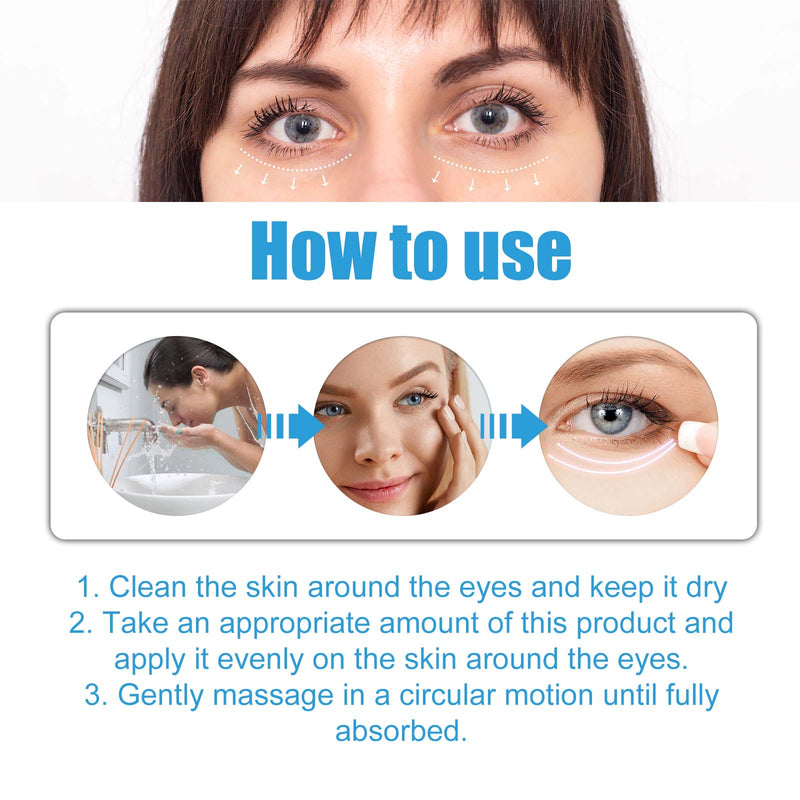 Coffee Extract Eye Cream, Fade Out Fine Lines Eye Bags Moisturizing Eye Week Firming Embellish Skin