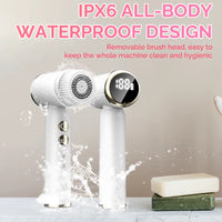 Waterproof Silicone Facial Cleansing Brush - Blackhead Removal Acne Pore Cleaner Rejuvenates Skin Beauty Care Face Machine
