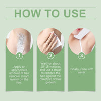 Silky Hair Removal Cream Gentle Hair Removal Hand Hair Armpit Hair Smooth And Delicate Skin Refreshing Hair Removal Cream