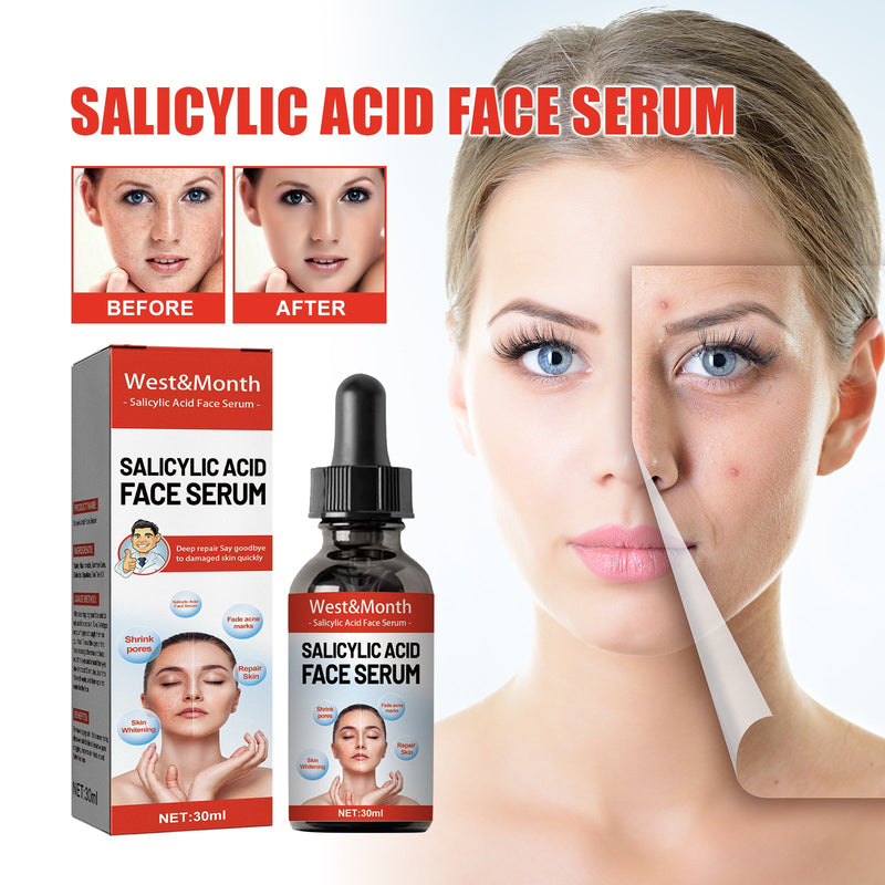 West&Month Salicylic Acid Facial Essence Hydrating Repair Improve Skin Care Essence