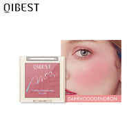 QIBEST Blush Powder Natural Repairing One Rouge Powder Is Not Easy To Take Off Makeup Matte Pearlescent Blush Powder