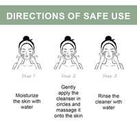 Hoygi Pore Deep Cleansing Foam, Deep Clean Facial Skin Shine Bright Moist Blain To Imprint Clear Water