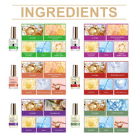EELHOE Nail Care Solution Strong Repair Nail Surface Moisturizing Clear Gloss Smooth Nail Care Oil