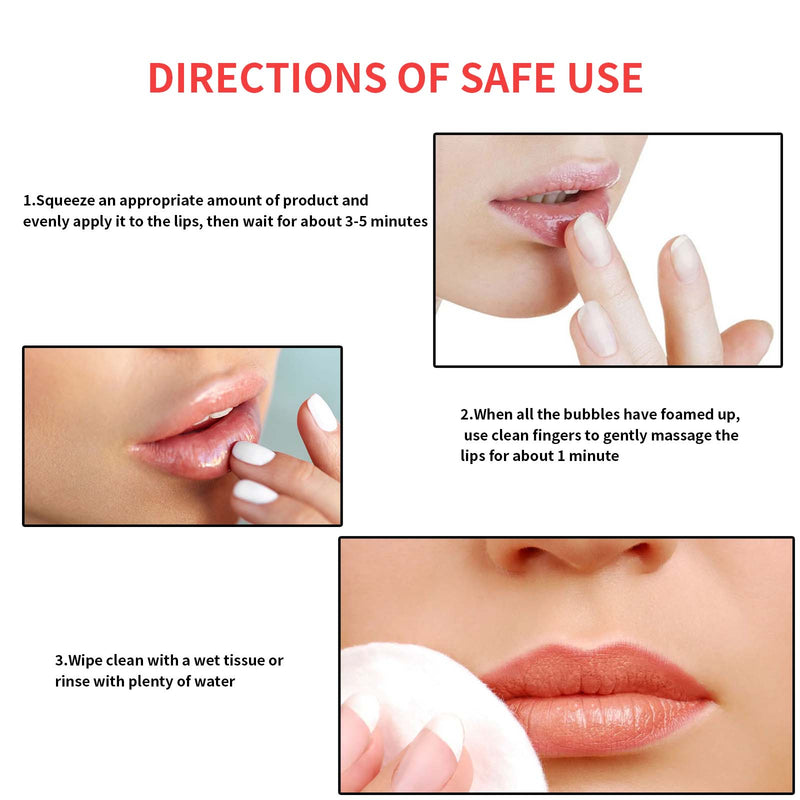 Whitening Lip Line Bubble Lip Balm, Moisturizing And Hydrating Lip Mask Lip Care And Anti-Dryness