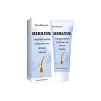 West&Month Straightening Hair Keratin Ratin Repair Cream, Repair Silky Hair Care Moisturizing Hair Mask Treatment Cream