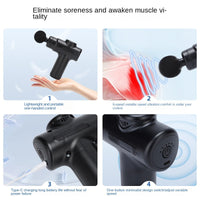 Home Use Muscle Massage Gun, Electric Massager for Women, USB Rechargeable Mini Massage Gun for Muscle Relief