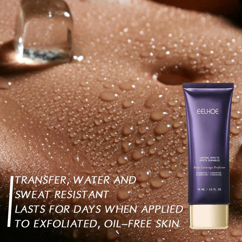 EELHOE Tattoo Concealer Cover Body Tattoo Scars BirthMark Moisturizing Whitening Invisible Concealer