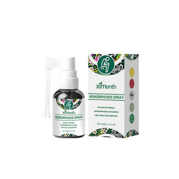 Ximonth Herbal Perianal Treatment Spray Soothing Perianal Repair Treatment Refreshing Moisturizing Mild Spray