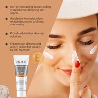EELHOE Physical Sunscreen, Hydrating Sunblock Facial Skin Care Moisturizing And Nourishing Sunscreen