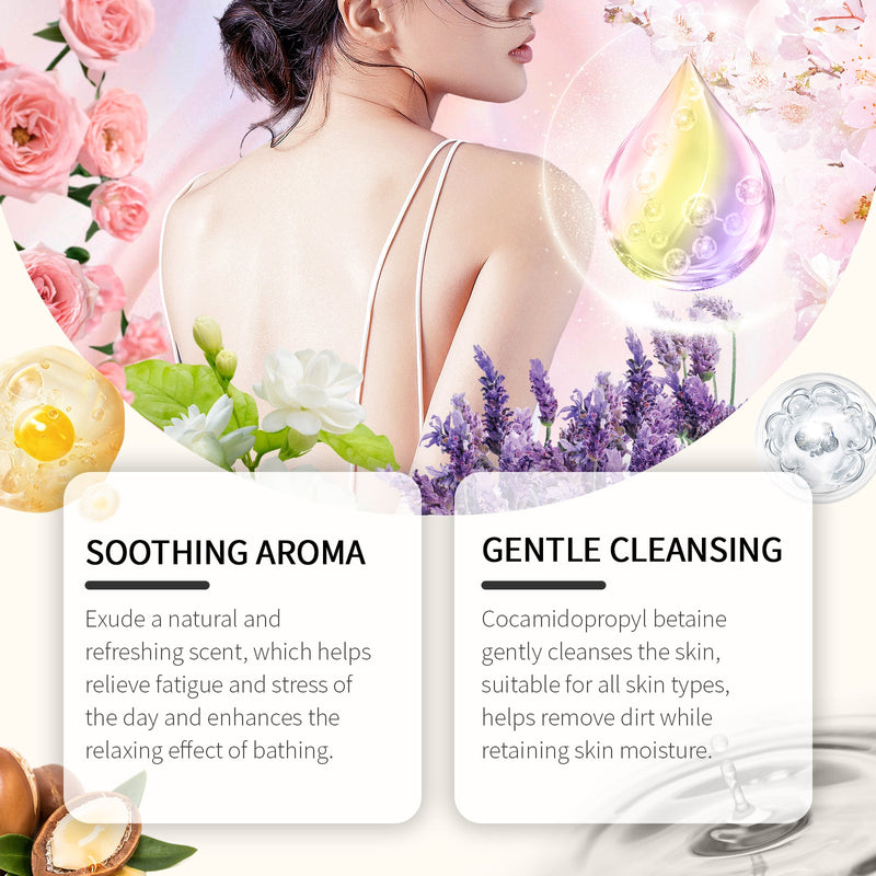 Fragrant Body Wash (Jasmine Fragrance) Moisturize And Moisturize Skin To Improve Dry Women's Body Wash