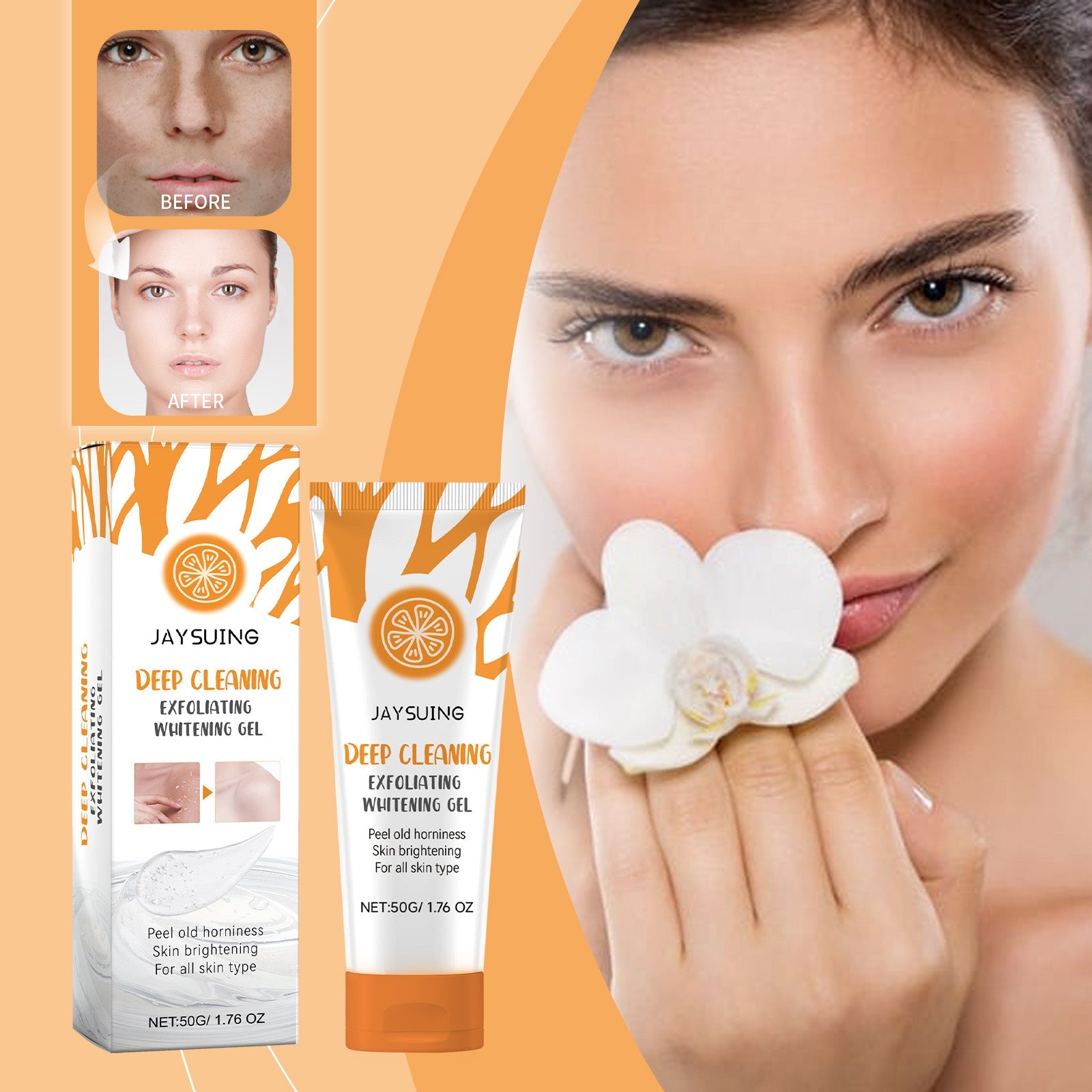 Exfoliating Gel Cleanses Body Exfoliating Chicken Skin And Moisturizes Skin All Over Your Body