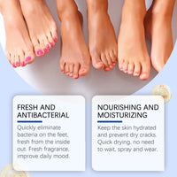 Ximonth Foot Care Spray Soothing Cleansing Daily Foot Hygiene Companion Foot Freshening Spray