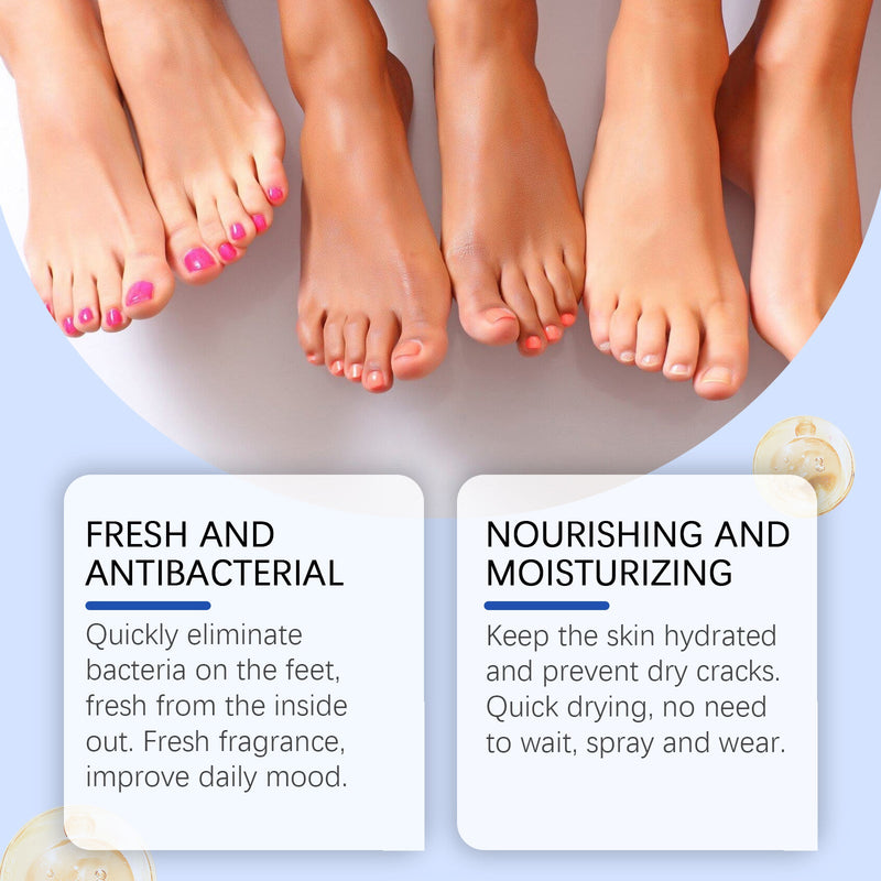 Ximonth Foot Care Spray Soothing Cleansing Daily Foot Hygiene Companion Foot Freshening Spray