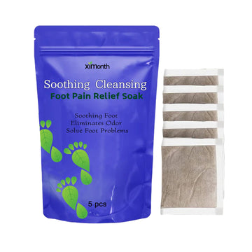 Soothing Cleansing Foot Pain Relief Soak, Relieve Foot Swelling And Pain Gray Nail Moisturizing Care Clean Foot Bath Kit