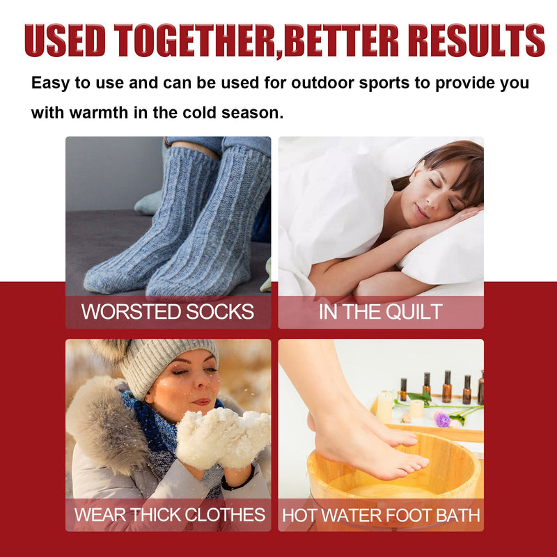 Jaysuing Foot Warmer, Self-Heating Compact Portable Foot Warm Pad For Quick Heating And Heating Feet