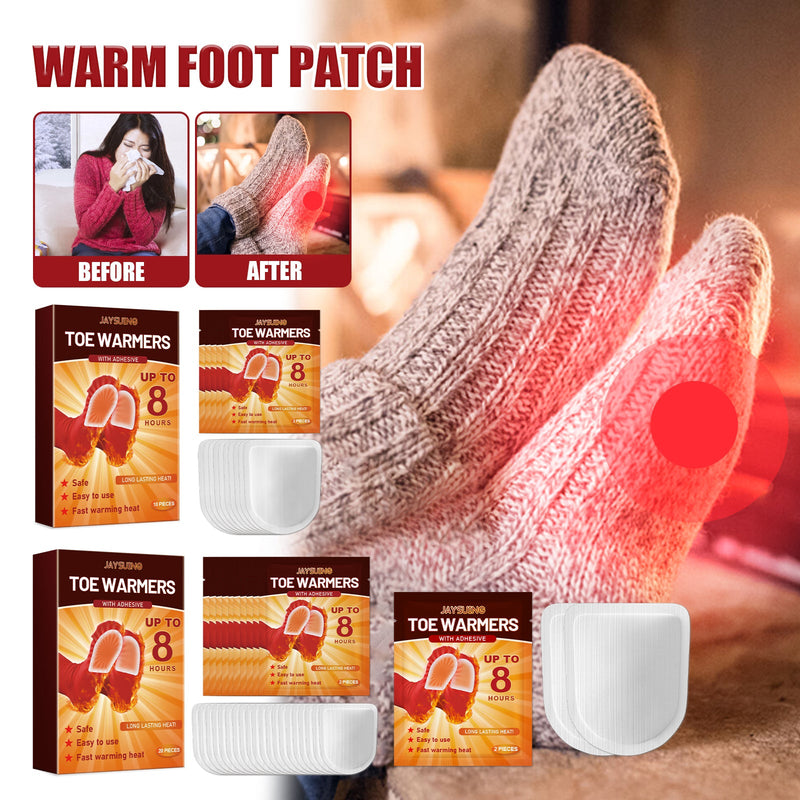 Jaysuing Foot Warmer, Self-Heating Compact Portable Foot Warm Pad For Quick Heating And Heating Feet