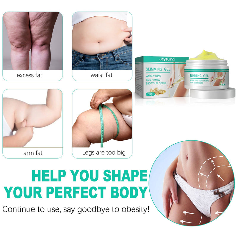 Jaysuing Body Shaping Massage Cream, Slimming Body Heating Massage Firming Cream