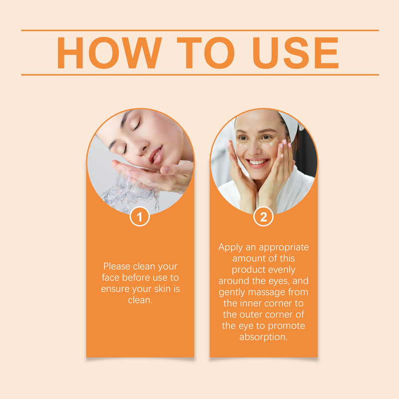 EELHOE Rice Eye Cream Eye Skin Care Brightening Eyes Moisturizing Repair Daily Eye Cream
