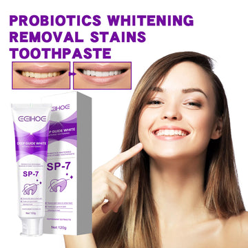 EELHOE Probiotic Toothpaste, Cleaning Stains And Tartar Fresh Breath Whitening Toothpaste