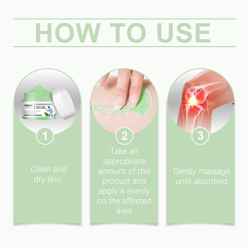 Wiyun Joint Pain Care Cream To Relieve Knee And Elbow Discomfort Body Massage Apply Repair Cream