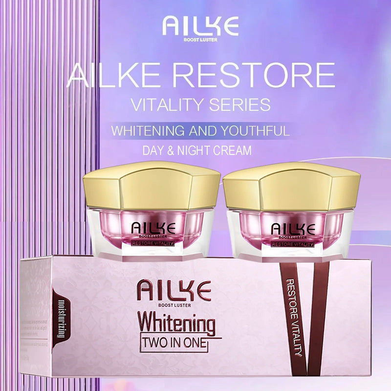 Lightening Anti-Wrinkle Face Cream, with Collagen, Hyaluronic Acid, Whitening Skin Care Women Facial Moisturizer Set