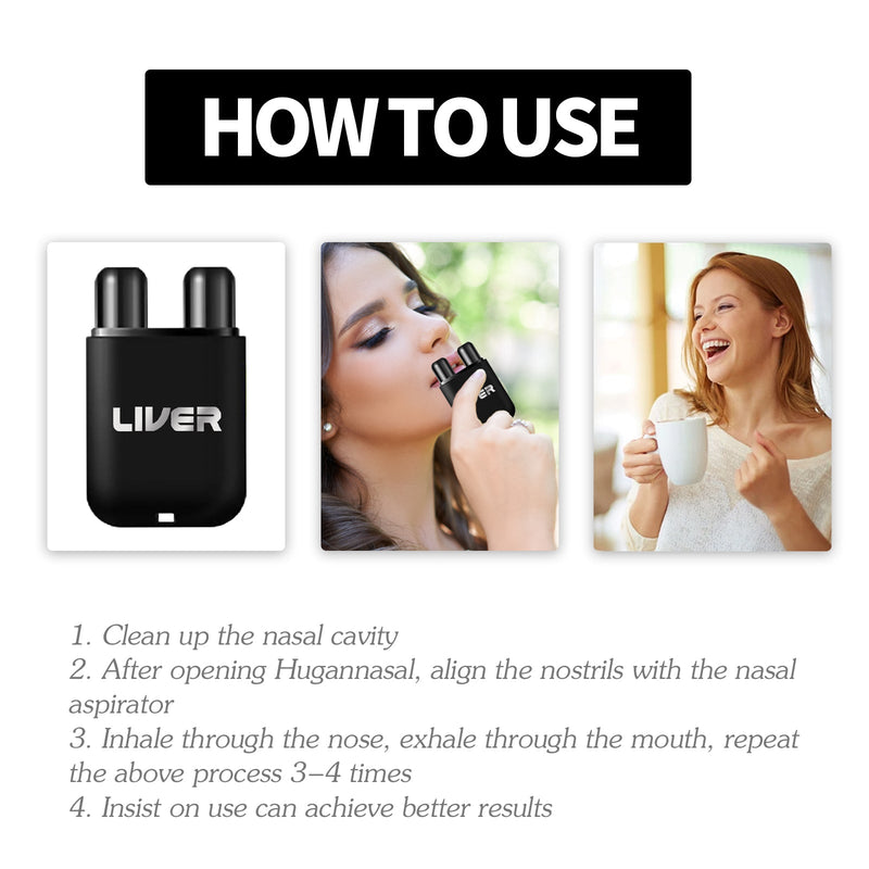 Nasal Inhaler, Relieve Nasal Obstruction Repair Nose Clean Body Care Nasal Suction Device