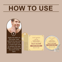 Cedar Wood Men's Solid Balm Portable Perfume Lasting Charming Charm Men's Balm
