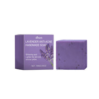 Lavender Oil Control Acne-Cleansing Soap For Cleansing Facial Skin Pores Oil Control Acne-Moisturizing Cleansing Soap
