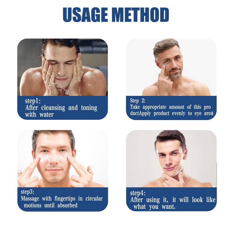 Men's Retinol Eye Cream, Firming And Lightening Eye Bags, Moisturizing And Repairing Eye Cream